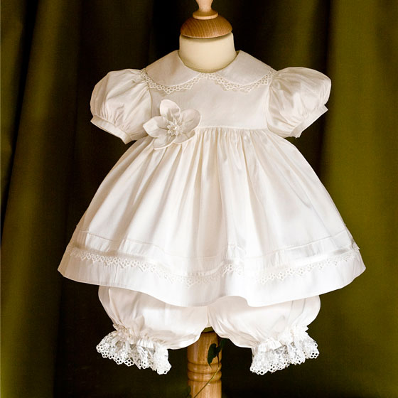 Christening Dress - Angels and fishes